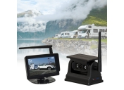 5 Inch Wireless Solar Powered Rechargeable Magnetic Vehicle Camera System---Your Best Partner for Safer Driving