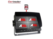 Carleader 7 Inch Truck Onboard HD Quad Split Monitor With DVR Recording Function