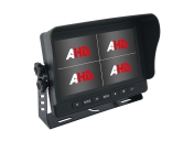 Carleader 7 Inch 4CH Quad View Display AHD Vehicle Monitor for Clear, Reliable Vehicle Surveillance