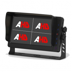 7 inch Quad View AHD Vehicle Monitor with 4 Video Inputs