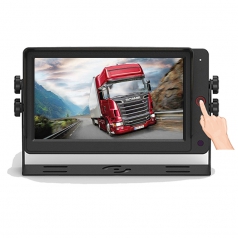 7 inch Rear View Car Monitor With 2CH Video Inputs