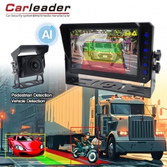 7 inch AI Pedestrian and Vehicle Detection Rear Camera System