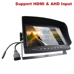 10.1 inch HD monitor Support HDMI + AHD Signal Input