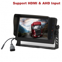 7 inch HD Monitor Support HDMI + AHD Signal Input