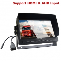 7 inch HD Monitor Support HDMI + AHD Signal Input