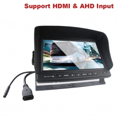 9 inch HD Monitor Support HDMI + AHD Signal Inputs