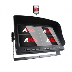10.1 inch 4CH Quad View AHD Vehicle Monitor with DVR Function