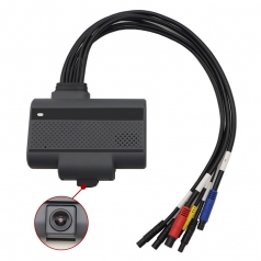 Single Lens Car DVR Video Recorder Dash Camera With 3x External AV inputs