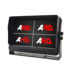 10.1 inch Quad View AHD Vehicle Monitor with 4 Video Inputs