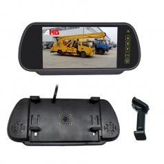 7 Inch AHD Rearview Mirror Monitor Support 2 in 1 Installation Way